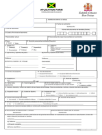 Form Visa Jamaica