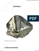 2 Mineral Chemistry - Mineralogy