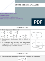 Experimental Stress Analysis