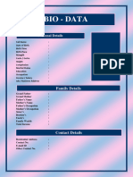 Bio Data 22