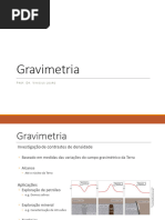 Gravimetria - Estudos