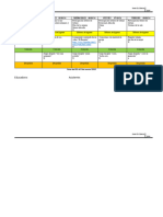 Formato de Ruta Semanal de Educación Parvularia