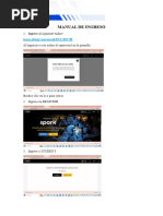 Manual de Ingreso A La Plataforma