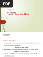 Unit 3 Ionic Equiblirium