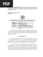 CONSTANCIA SECRETARIAL: Señor Juez, Le Informo Que El Presente Proceso