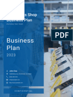 Electronics Shop Business Plan