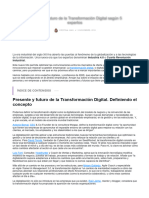 Presente y Futuro de La Transformación Digital