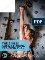 Rock Climbing 6 Week Workout Plan - Adventure School