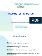 Proprietes Du Beton