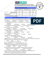 NTI OLYMPIAD English Class6