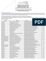 SES-SP RM 2022 Vagas Selecionadas Chamada 3