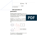 Parallel Operation of Generators - Marinerspoint Pro