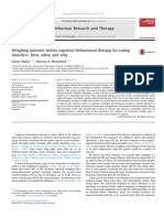 Weighing Patients Within Cognitive-Behavioural Therapy For Eating