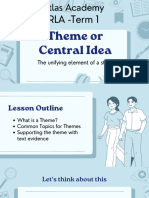 Themes and Central Idea Presentation