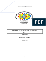 Bases - Feria de Ciencia y Tecnologia