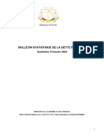 BULLETIN STATISTIQUE QUATRIEME TRIMESTRE 2020 VF 1 Juin 2021