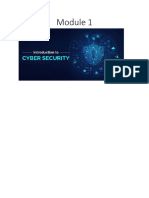 Cybersecurity - Module1