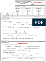 Contrôle 1 - Mathématiques - Semestre 1 - 3APIC