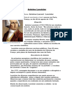 Antoine Lavoisier - Trabalho de Ciencias