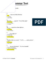 Four Corners 3, Unit 1 Quiz