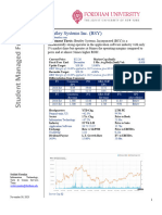 BSY Equity Research - Final Report