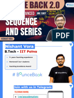 Sequence and Series #BB2.0