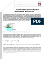 A Dielectric Lens Antenna With Enhanced Aperture Efficiency For Industrial Radar Applications