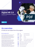 Digital HR Certificate Program Syllabus AIHR