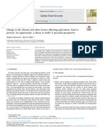 Change in The Climate and Other Factors Affecting Agriculture - 2022 - Global F