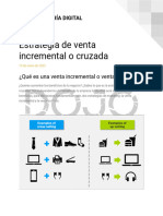 Estrategias de Venta Incremental o Cruzada