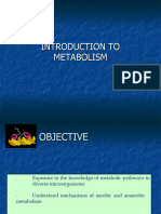 Introduction of Metabolism