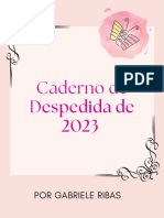 Caderno de Despedida 2023