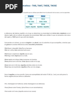 Pronombres Demostrativos