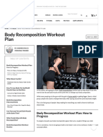 Body Recomposition Workout Plan - Naked Nutrition