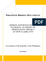 Bidding Documents - Design and Build of The National Academy of Sports (NAS) Phase 2 at NCC-SGD