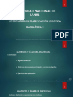 7 Matrices y Sistemas de Ecuaciones Lineales Con 3 Incógnitas