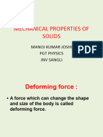 Mechanical Properties of Solid