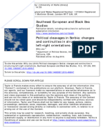 Political Cleavages in Serbia - Changes and Continuities in Structuring Left-Right Orientations (2010)