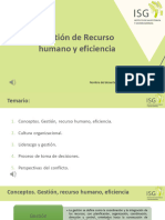 Gestión de Recurso Humano y Eficiencia. Final 2023