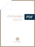 Brochure Evènements