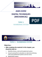 Topic 1 - Numbering System