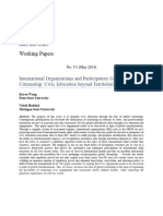 International Organizations and Participatory Global Citizenship Civic Education Beyond Territoriality 5 6 2014