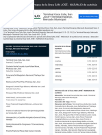 San José - Naranjo: Horario y Mapa de La Línea SAN JOSÉ - NARANJO de Autobús
