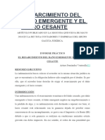 El Resarcimiento Del Daño Emergente y El Lucro Cesante