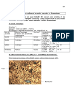 TP 2 Étude Roches Du Manteau Et Croute Continental
