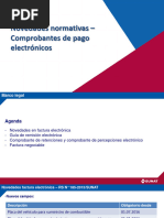 Novedades Normativas Comprobantes de Pago Electrónicos