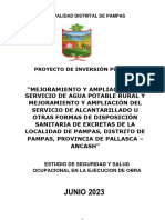 Estudio de Seguridad y Salud Ocupacional en La Ejecucion de Obra