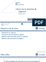 Aspectos Éticos en La Atención de Urgencia