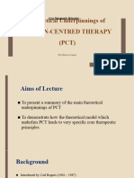 Theoretical Underpinnings of PCT (PP Slides)