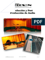 1 - Carrera de Grabacion y Post Produccion de Audio (Largo)